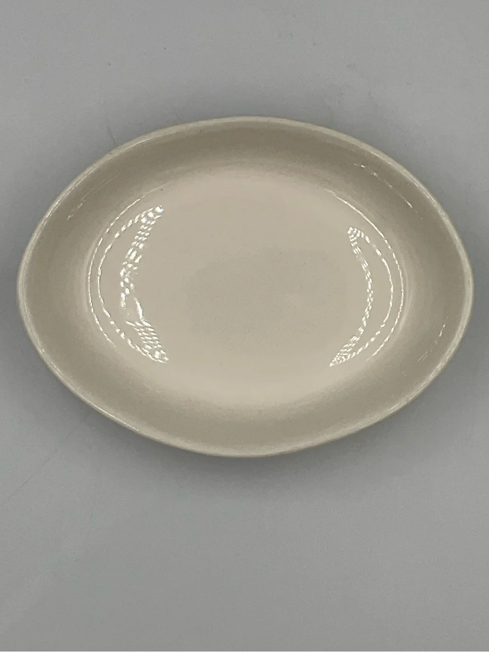 Rae Dunn “FEAST” Small Ceramic Cat/Pet Food Bowl
